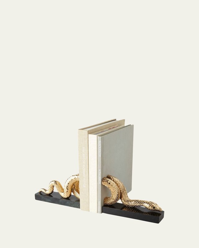 Snake Bookend Set